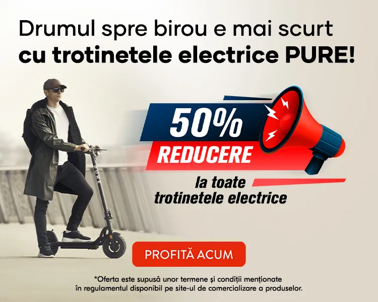 Campanie Pure Electric 50% Reducere